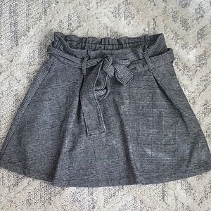 Gray mini skirt
